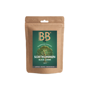 Sortkommen - Superfood topping 100 g.